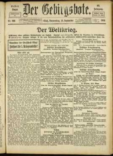 Der Gebirgsbote, 1916, nr 106 [21.09]