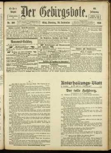 Der Gebirgsbote, 1916, nr 108 [26.09]