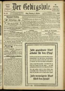 Der Gebirgsbote, 1916, nr 111 [3.10]