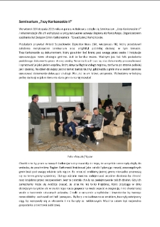 Seminarium „Tezy Karkonoskie II” [Dokument elektroniczny]