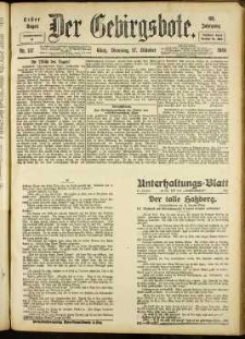 Der Gebirgsbote, 1916, nr 117 [17.10]