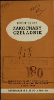Zakochany czeladnik - program [Dokument życia społecznego]