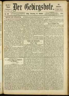 Der Gebirgsbote, 1916, nr 120 [22.10]