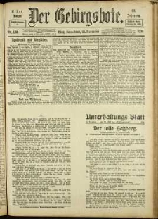 Der Gebirgsbote, 1916, nr 130 [18.11]