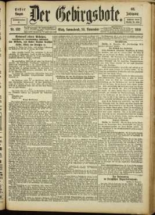 Der Gebirgsbote, 1916, nr 132 [25.11]