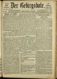 Der Gebirgsbote, 1916, nr 135 [2.12]
