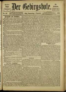 Der Gebirgsbote, 1916, nr 137 [7.12]