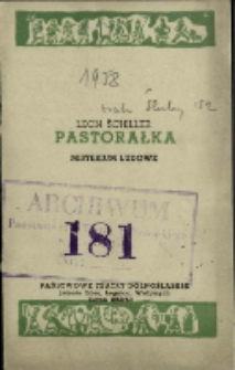 Pastorałka : misterium ludowe - program [Dokument życia społecznego]