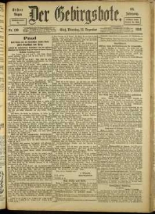 Der Gebirgsbote, 1916, nr 138 [12.12]
