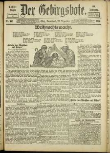 Der Gebirgsbote, 1916, nr 143 [23.12]