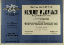 Muzykanty w zaświatach - afisz premierowy [Dokument życia społecznego]