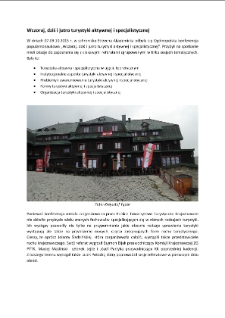 Wczoraj, dziś i jutro turystyki aktywnej i specjalistycznej [Dokument elektroniczny]