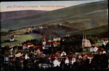 Bad Flinsberg im Isergebirge. Blick nach dem Iserkamm [Dokument ikonograficzny]