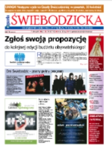 Gazeta Świebodzicka : dwutygodnik społeczno-samorządowy mieszkańców Świebodzic, 2015, nr 216