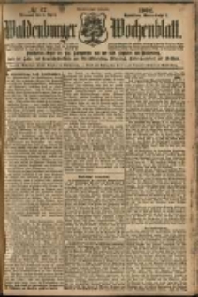 Waldenburger Wochenblatt, Jg. 48, 1902, nr 27