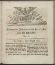Gesammelte Nachrichten von Frankenstein und der Umgegend, 1829, nr 31
