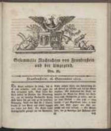 Gesammelte Nachrichten von Frankenstein und der Umgegend, 1829, nr 38