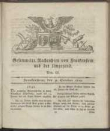 Gesammelte Nachrichten von Frankenstein und der Umgegend, 1829, nr 43