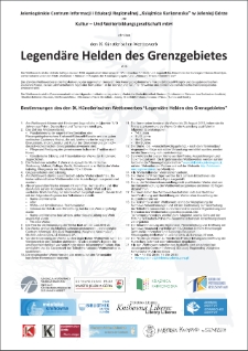 Bestimmungen des den IX Künstlerischen Wettbewerb "Legendäre Helden des Grenzgebietes" [Dokument życia społecznego]