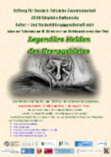 Legendäre Helden des Grenzgebietes - plakat [Dokument życia społecznego]