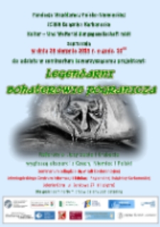 Legendarni bohaterowie pogranicza : seminarium - plakat [Dokument życia społecznego]