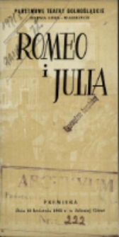 Romeo i Julia - program [Dokument życia społecznego]