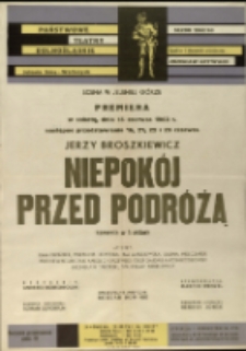 Niepokój przed podróżą - afisz premierowy [Dokument życia społecznego]
