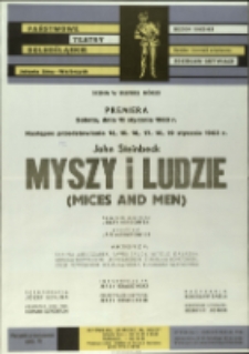 Myszy i ludzie- afisz premierowy [Dokument życia społecznego]