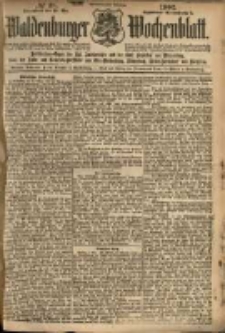 Waldenburger Wochenblatt, Jg. 48, 1902, nr 38