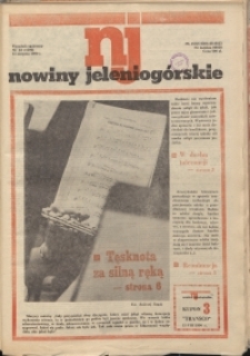 Nowiny Jeleniogórskie : tygodnik społeczny, R. 33, 1990, nr 33 (1592)