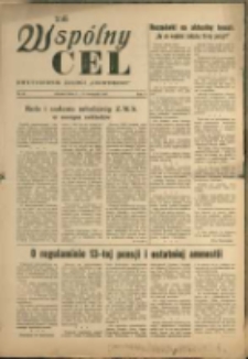 Wspólny cel : Dwutygodnik załogi "Celwiskozy" , 1957, nr 69