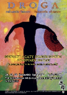 Droga: malowanie tańcem, tańczenie obrazem - spektakl Agaty Szmigrodzkiej z zespołem Hayat [Dokument ikonograficzny]