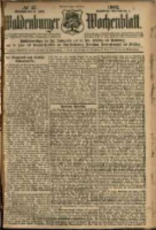 Waldenburger Wochenblatt, Jg. 48, 1902, nr 47
