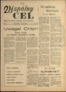 Wspólny cel : Dwutygodnik załogi "Celwiskozy" , 1958, nr 4
