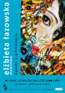 Elżbieta Łazowska malarstwo: Capello a la Primavera [wystawa] [Dokument ikonograficzny]