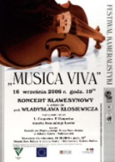 Festiwal Kameralistyki Musica Viva : Koncert klawesynowy [Dokument ikonograficzny]