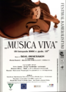 Festiwal Kameralistyki Musica Viva : koncert Dual Obsession [Dokument ikonograficzny]