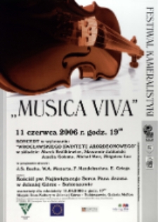 Festiwal Kameralistyki Musica Viva : koncert Wrocławskiego Kwintetu Akordeonowego [Dokument ikonograficzny]