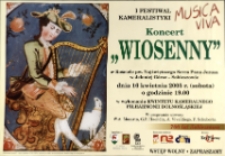 Festiwal Kameralistyki Musica Viva : koncert "Wiosenny" [Dokument ikonograficzny]