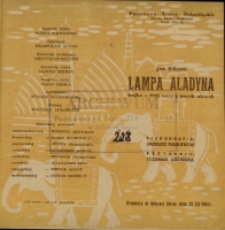 Lampa Aladyna - program [Dokument życia społecznego]
