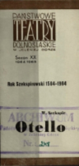 Otello - program [Dokument życia społecznego]