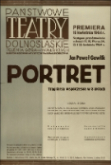 Portret - afisz premierowy [Dokument życia społecznego]