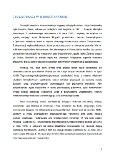 760 [siedemset sześćdziesiąt] lat pracy w winnicy Pańskiej