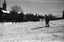 [Szklarska Poręba : sylwetka narciarza] (fot. 3) [Dokument ikonograficzny]