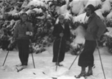 [Szklarska Poręba : grupa narciarzy] (fot. 1) [Dokument ikonograficzny]