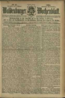 Waldenburger Wochenblatt, Jg. 50, 1904, nr 11