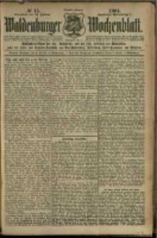 Waldenburger Wochenblatt, Jg. 50, 1904, nr 15