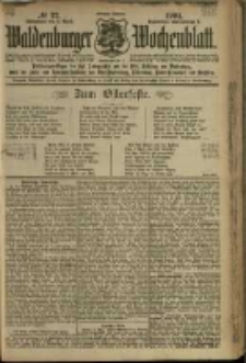 Waldenburger Wochenblatt, Jg. 50, 1904, nr 27