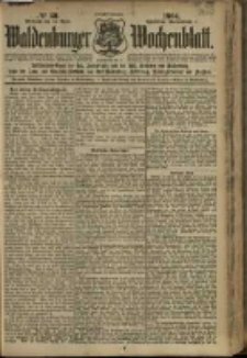 Waldenburger Wochenblatt, Jg. 50, 1904, nr 30