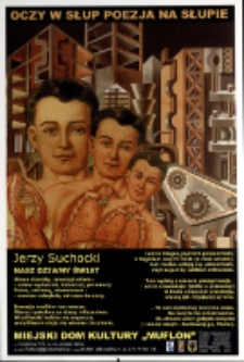 Oczy w słup : poezja na słupie (4) [Dokument ikonograficzny]